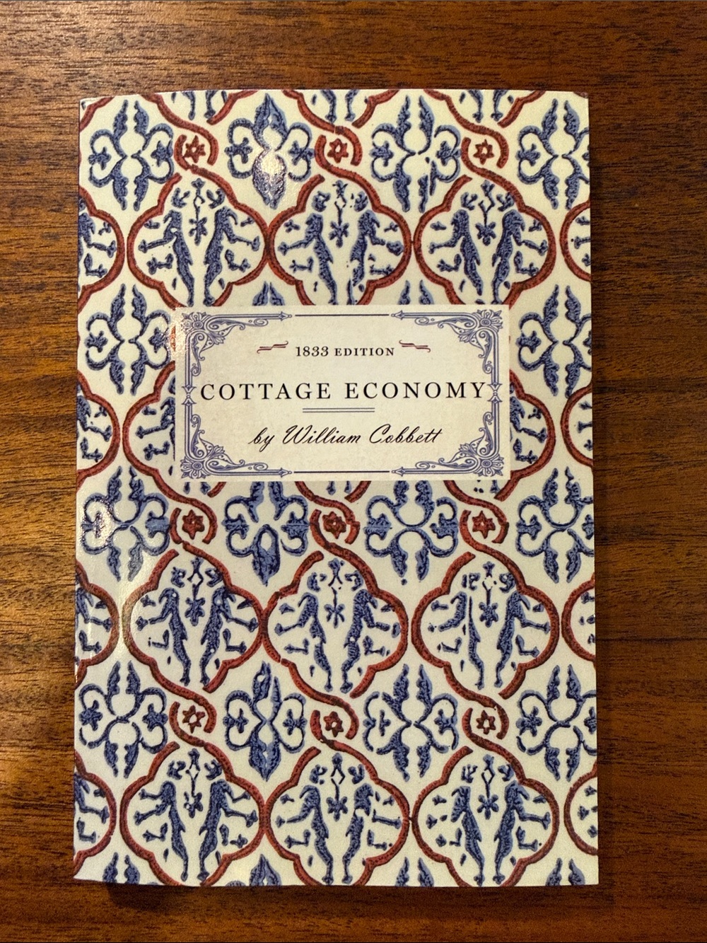Cottage Economy by William Cobbett - Decorative soft cover in Blue & Rust